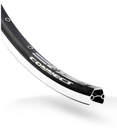 Velg Rodi Connect 26" / 559 x 19C aluminium 36 gaats 14G - zwart