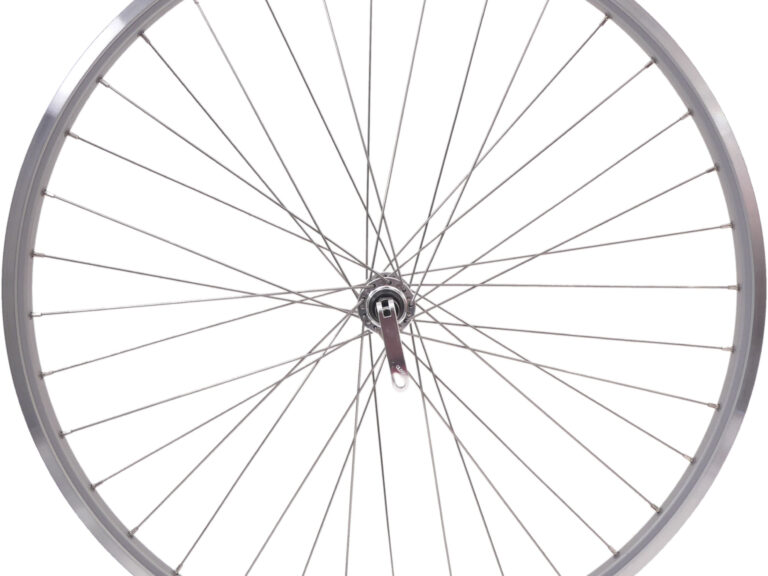 Voorwiel Rodi Connect 28" / 622*19 met snelspanner en RVS spaken - zilver