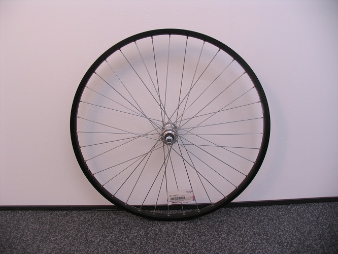 Voorwiel 26 x 1,75" MTB - aluminium velg - aluminium naaf - zwart