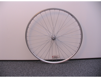 Voorwiel 28 x 1 1/4" - Ryde ZAC19 velg - aluminium naaf - zilver