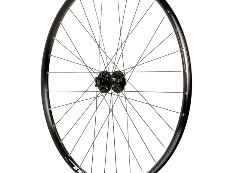 Wielset Rodi TRYP 25 27.5" voorwiel steekas 15x100 en achterwiel snelspanner 9x135 - 6 bouts remschijfbevestiging - 8/9/10/11 speed - zwart