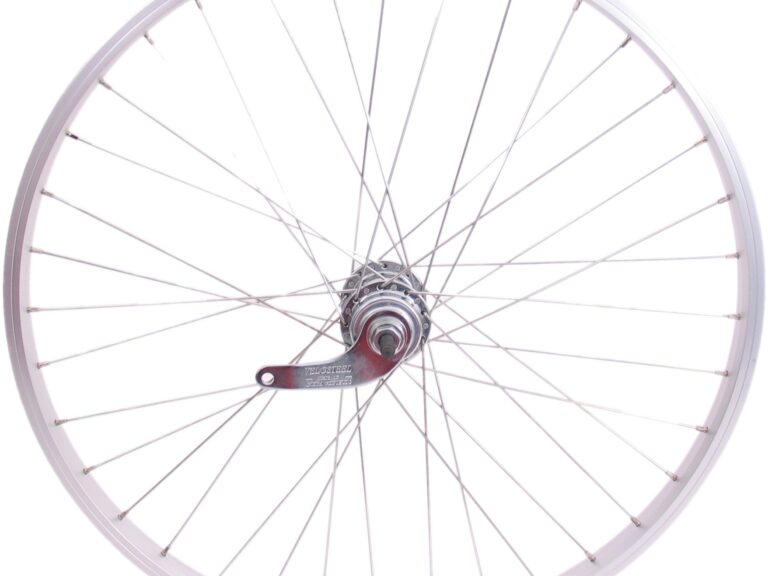 Achterwiel 24 x 1,75" aluminium Ryde velg - Favorit remnaaf - zilver