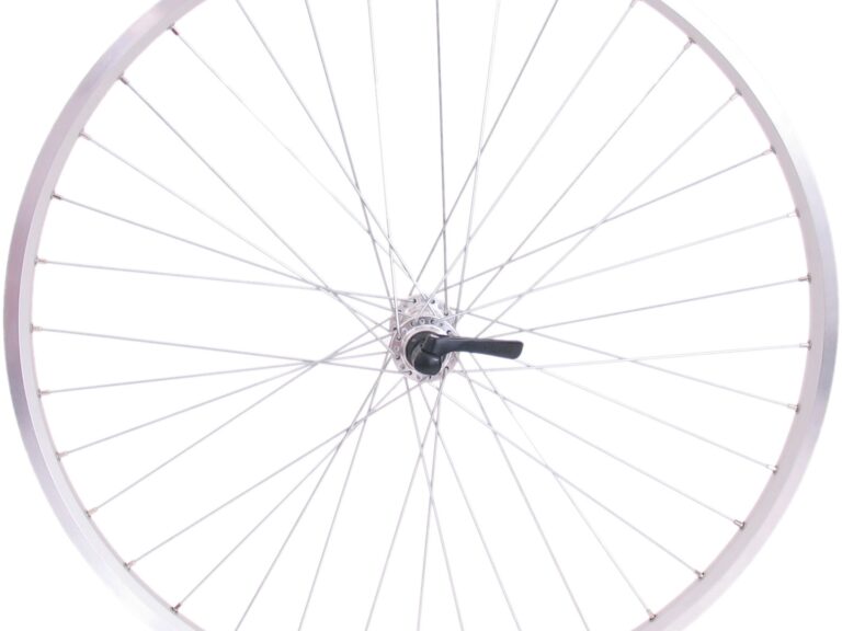 Achterwiel 26" ATB - ZAC19 velg Shimano Deore naaf - RVS spaken - zilver