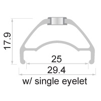 Wielset 29" Rodi Ready 25 Disc - 15x100 + 12x142 mm steekas - 10/11 speed - 28gat