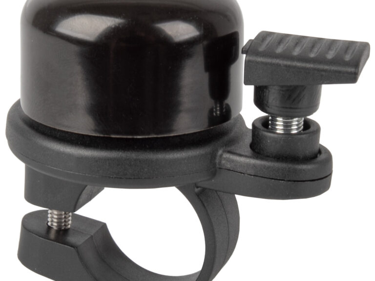 Airbell fietsbel met Airtag houder ø31.8mm - zwart