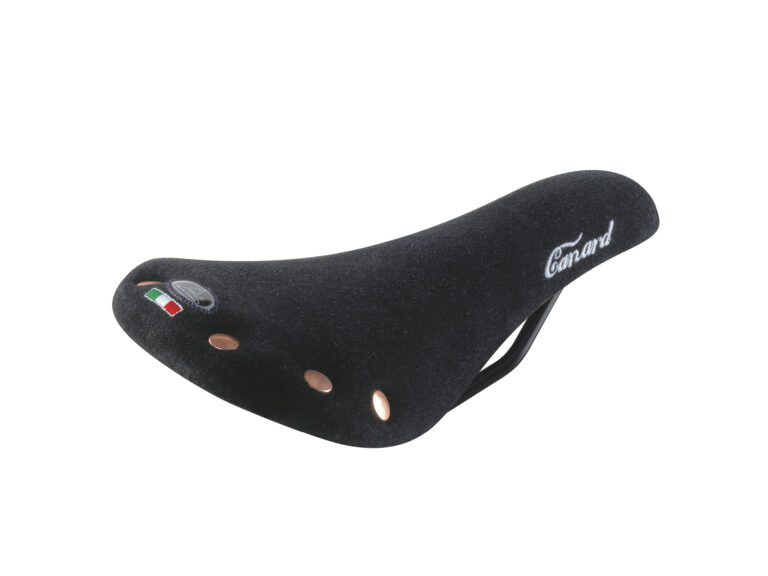 Zadel MonteGrappa 'Canard' Fixie/MTB Leer  Zwart