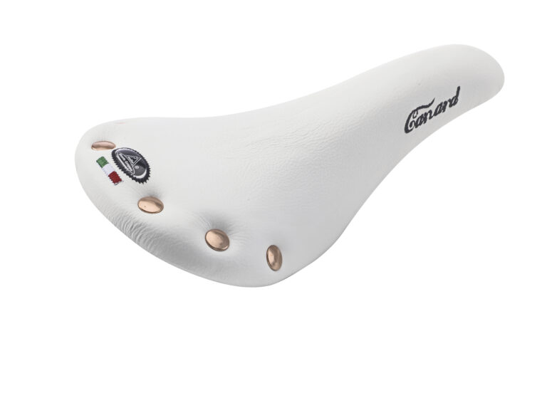 Zadel MonteGrappa 'Canard' Fixie/MTB Leer  Wit