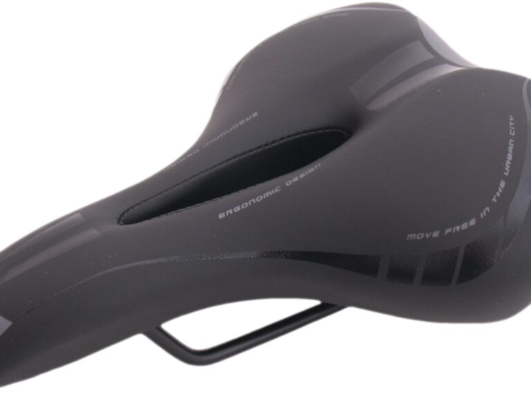 Fietszadel Selle Monte Grappa Lyra Ergonomic - zwart skai leer