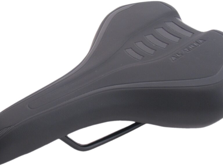 Fietszadel Selle Monte Grappa Althea - zwart skai leer met logo