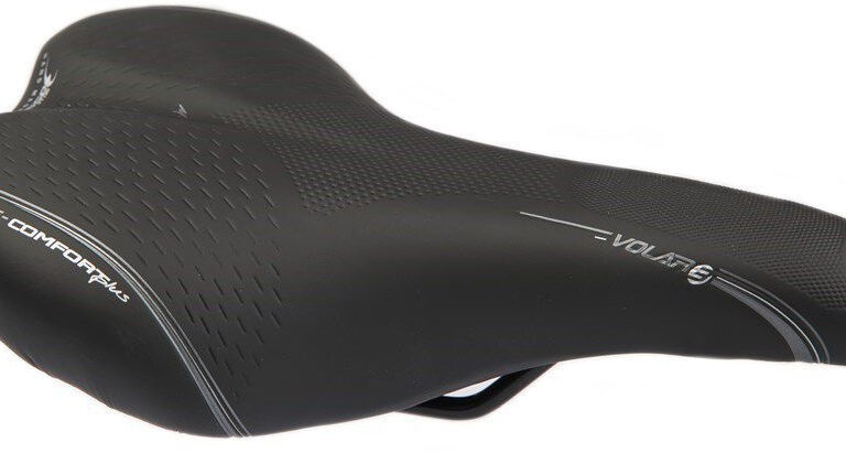 Fietszadel Selle Bassano Volare M X33 voor heren - zwart