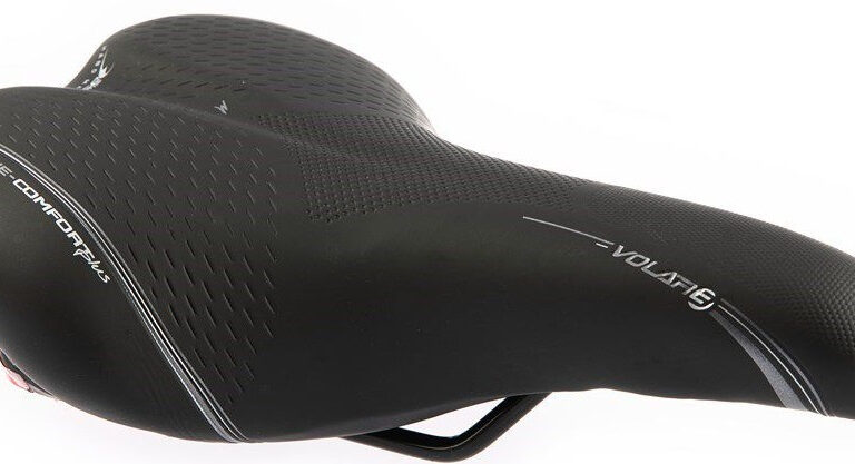 Fietszadel Selle Bassano Volare M  X33 met LED voor heren - zwart