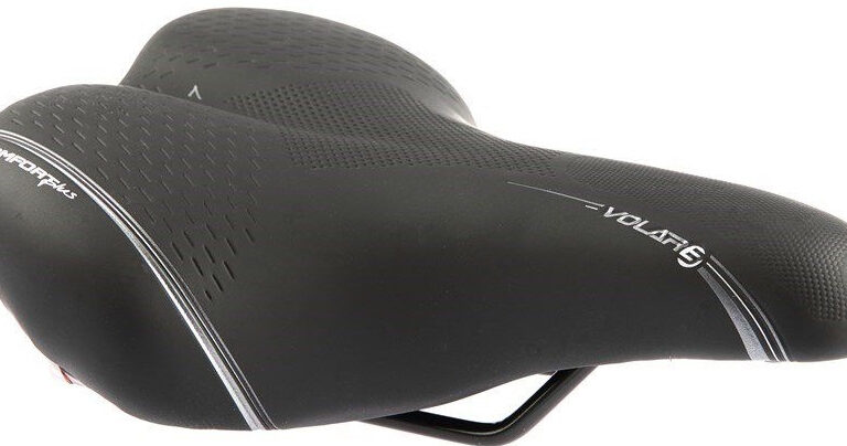 Fietszadel Selle Bassano Volare L NS99 met LED voor dames - zwart