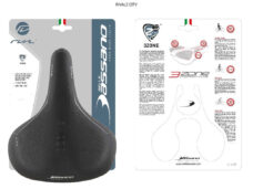 Fietszadel Selle Bassano Rivale 3zone City - zwart