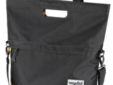 Gerecyclede shopper fietstas Urban Proof 20 liter - grijs/geel