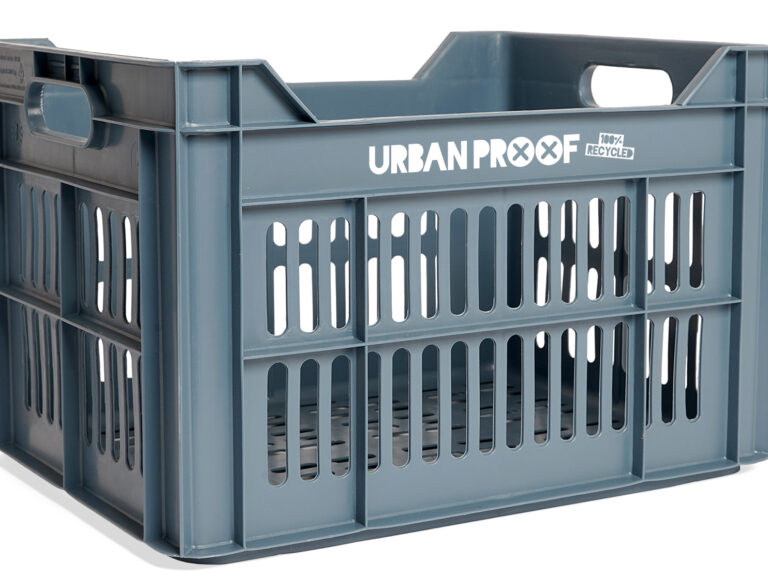 Gerecyclede fietskrat Urban Proof 30 liter - faded blue