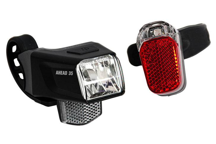 Koplamp Led Büchel "Ahead 35" + Z-Fire Micro - zwart