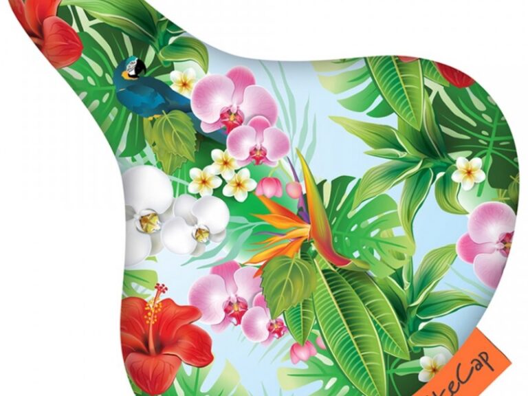 Zadeldek BikeCap Tropical Flower