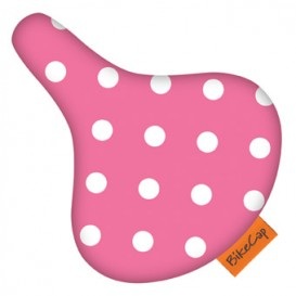 Zadeldel BikeCap Pink Dot
