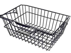 Fietsmand Basil Cairo Luxe 41 x 32 x 17 cm met dragerbevestiging - zwart