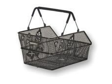 Fietsmand Basil Cento S Flower Multi 36 x 26 x 18 cm - zwart