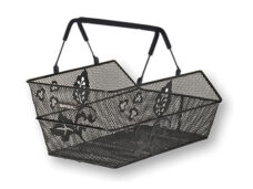 Fietsmand Basil Cento Flower Multi 44 x 30 x 23 cm - zwart