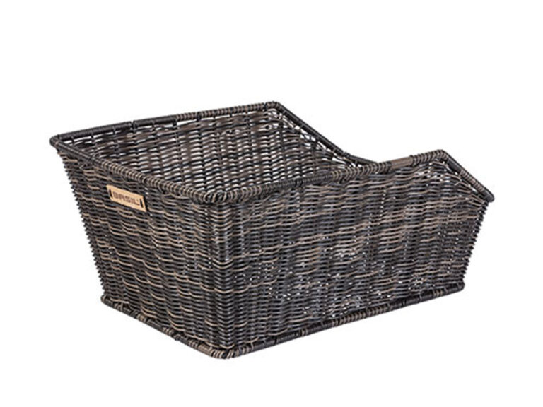 Fietsmand Basil Cento Rattan Look met WSL-systeem 47 x 34 x 24 cm - nature brown