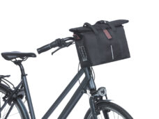 Fietstas Basil City MIK met KF-haak 8-11 liter 39,5 x 39 x 15 cm - zwart