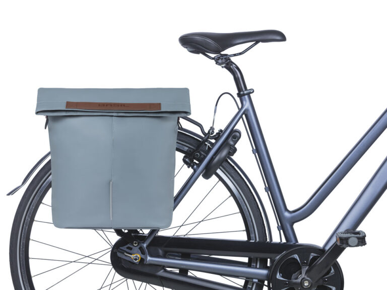 Fietsshopper Basil City Vegan Leather 14 liter 49 x 30 x 18 cm - graphite blue