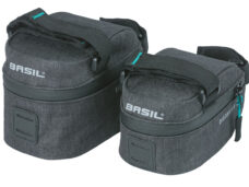 Zadeltas M Basil Discovery 365D 1.0 liter 10 x 9 x 15 cm - zwart melee