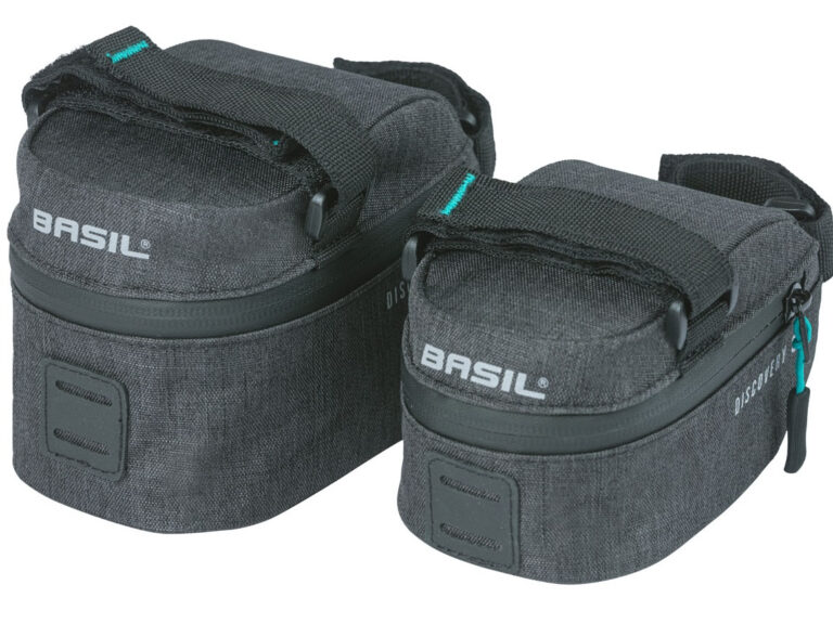 Zadeltas M Basil Discovery 365D 1.0 liter 10 x 9 x 15 cm - zwart melee
