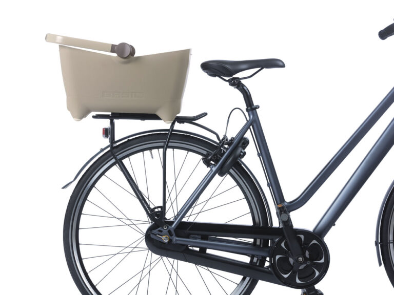 Hondenfietsmand Basil Buddy met MIK-systeem 32,0 liter 45 x 32 x 22 cm - biscotti brown