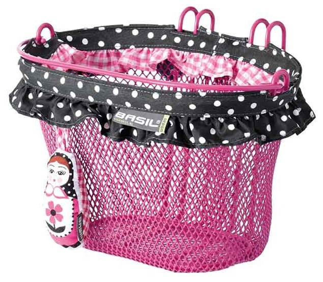 Kindermand Basil Jasmin Baboushka 28 x 20 x 18 cm - roze