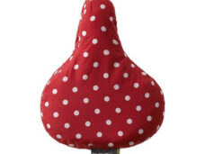 Zadeldek Basil Rosa 28 x 23 x 1 cm - rood/wit