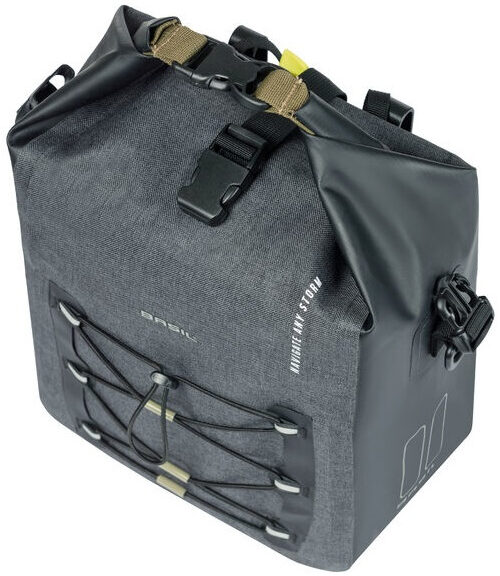 Enkele fietstas Basil Navigator Storm M 12-15 liter 34 x 28 x 17 cm - zwart