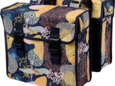 Dubbele fietstas Basil Mara XL Reef 35 liter 14 x 36 x 44 cm - nachtblauw