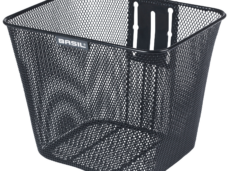 Fietsmand Basil Bilbao met vaste montage 26 x 22 x 27 cm - zwart