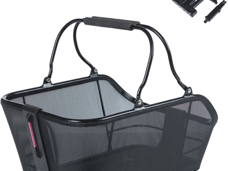 Fietsmand Basil Cento Tech Fiber Nordlicht MIK 21 Liter 39 x 24 x 15 cm zwart