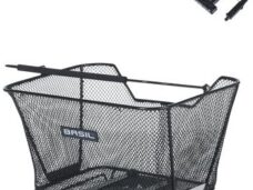Fietsmand Basil Lesto met MIK bevestiging 24 x 32 x 17 cm - zwart