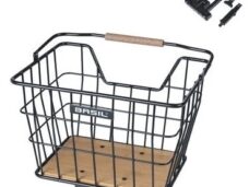 Fietsmand Basil Nordland MIK 23 Liter 23 x 33 x 19 cm voor- en/of achterop zwart bruin