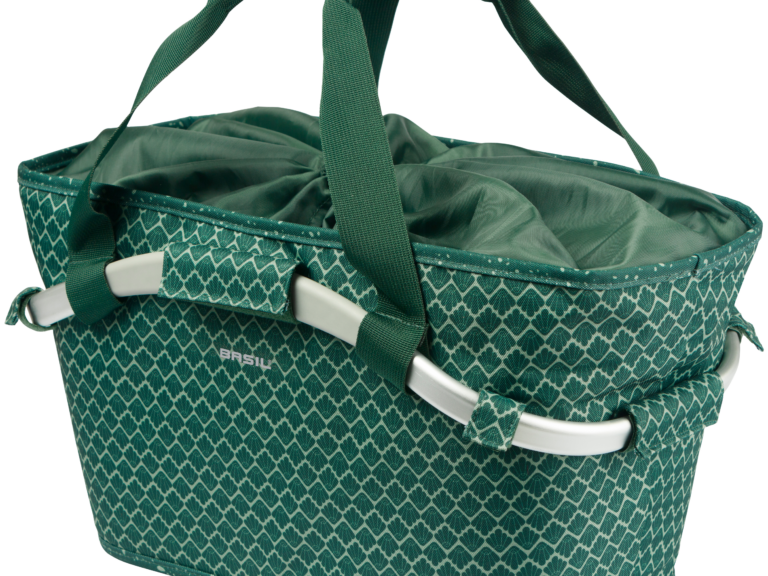 Fietsmand Basil Flair Carry All achtermand met MIK bevestiging 38 x 21 x 27 cm - groen