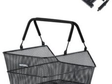 Fietsmand Basil Cento S met MIK bevestiging 7 liter 31 x 21 x 11 cm - zwart