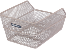 Fietsmand Basil Cento S 36 x 26 x 18 cm - Nude metallic