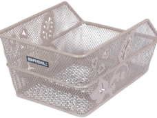 Fietsmand Basil Cento Flower S 31 x 21 x 0 - Nude metallic