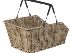 Fietsmand Basil Cento Rattan look Multi system 40 x 25 x 12 cm - seagrass