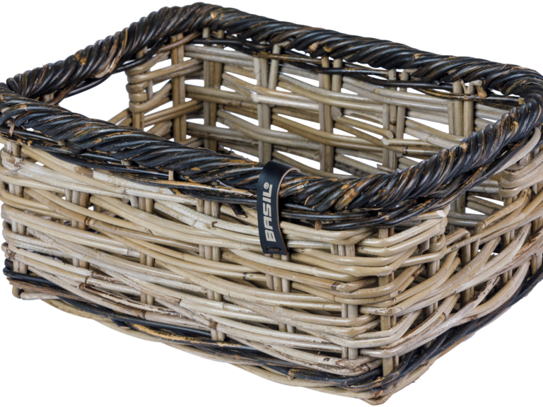 Fietsmand Basil Dijon S  27 x 39 x 18 cm - grijs zwart