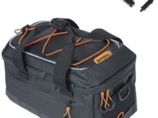 Bagagedragertas Basil Miles Tarpaulin MIK 7 liter 30 x 19 x 16 cm - zwart/oranje