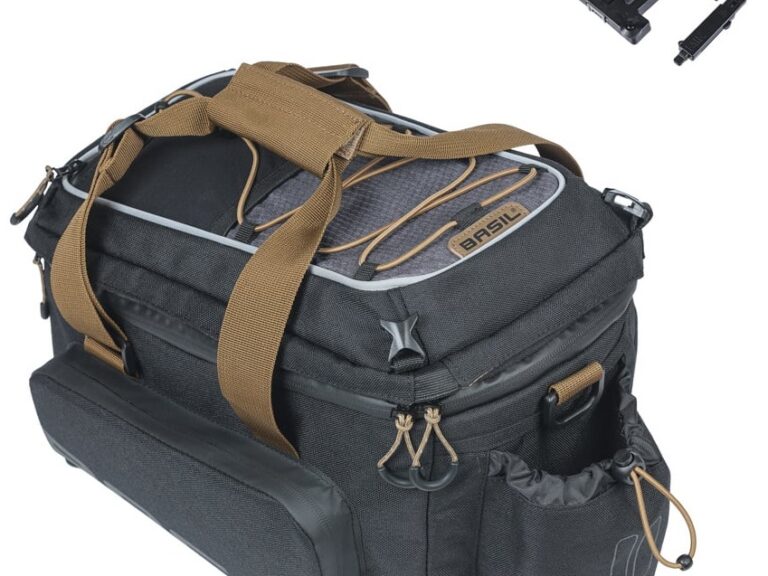 Bagagedragertas Basil Miles XL Pro MIK 9-36 liter - zwart