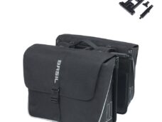 Dubble fietstas Basil Forte MIK 35 liter 15 x 38 x 30 cm - zwart