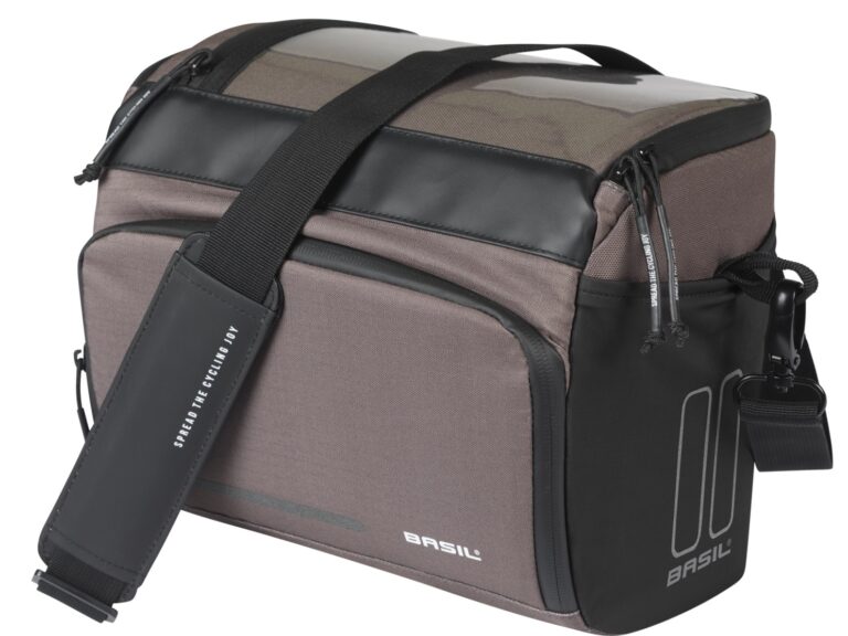 Stuurtas Basil Move KF 7-8 liter 17 x 23 x 20 cm - bruin