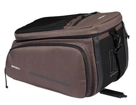 Bagagedragertas Basil Move MIK 26 liter 24 x 33 x 18 cm - bruin